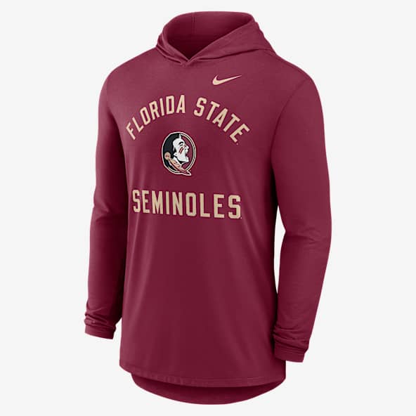 Florida State Campus Arch Men's Nike Dri-FIT College Long-Sleeve Hooded T-Shirt