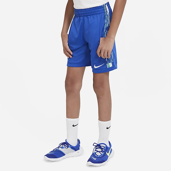nike blue football shorts