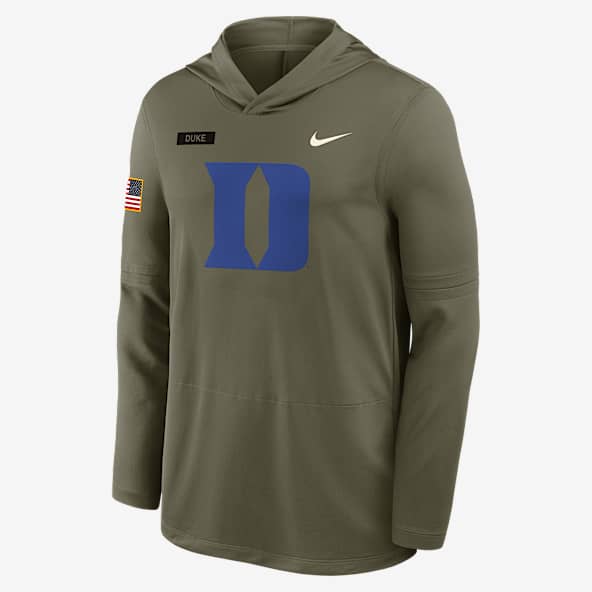 Duke 2025 Military Appreciation Men's Nike Dri-FIT College Long-Sleeve Hooded Top