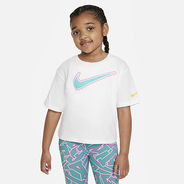 Nike Sportswear Girl's 3/4 Sleeve T-Shirt in Size Small