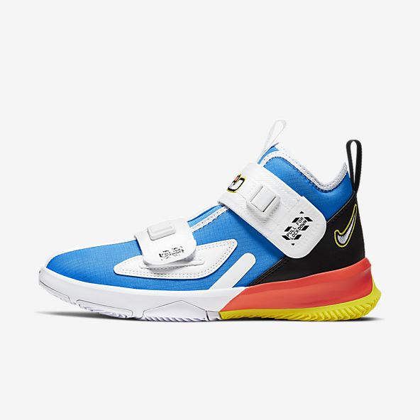 lebron baby blue shoes