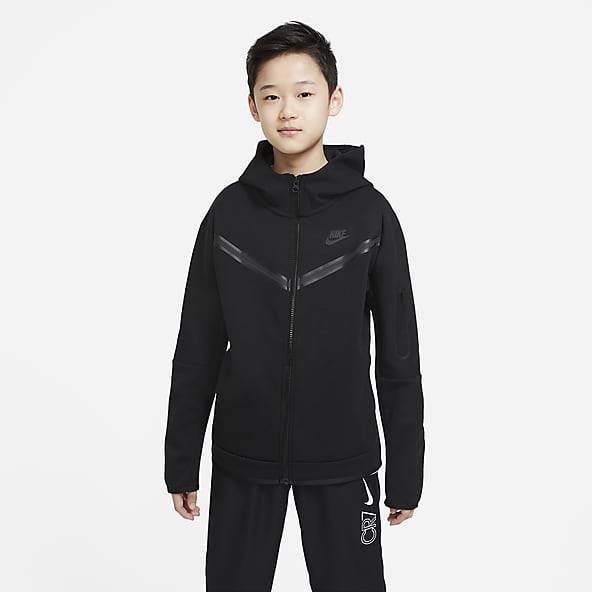 black nike hoodie big logo