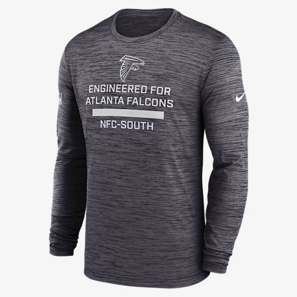 Atlanta Falcons Sideline Team Issue Velocity Men's Nike Dri-FIT NFL Long-Sleeve T-Shirt
