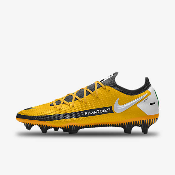 yellow nike cleats soccer