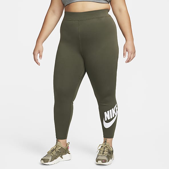 MSRP $50 Nike One Plus Size Cropped Leggings Blue Size 2X
