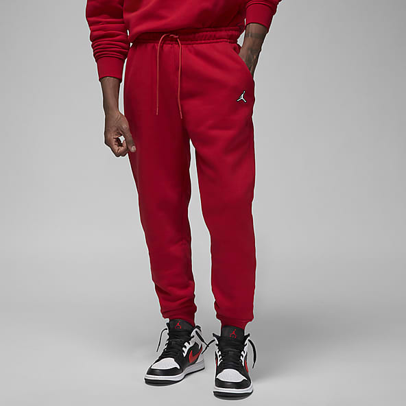 mens nike joggers red