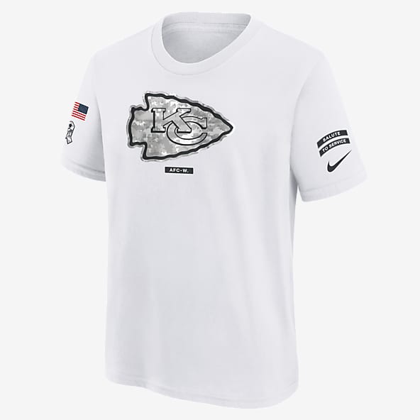 Kansas City Chiefs Salute to Service Primary Edge Legend Big Kids' Nike Dri-FIT NFL T-Shirt