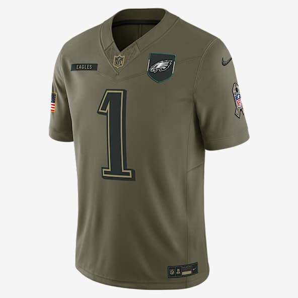 Jalen Hurts Philadelphia Eagles Salute to Service Jersey Nike Dri-FIT de la NFL Limited para hombre