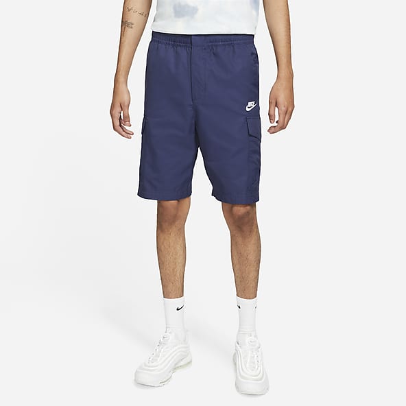 navy blue nike biker shorts