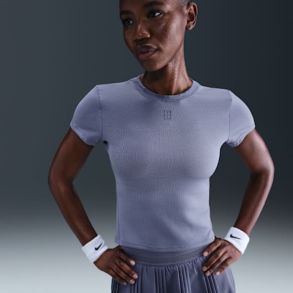 NikeCourt Advantage Camiseta de tenis de manga corta Dri-FIT - Mujer