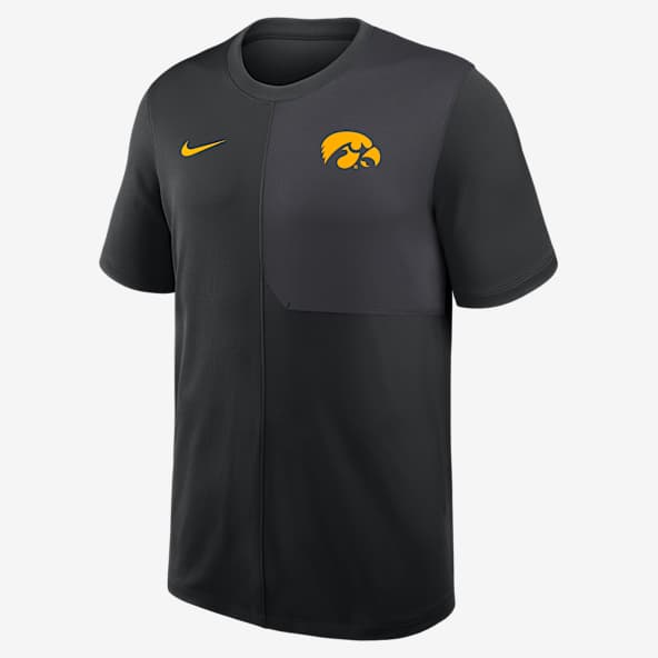 Iowa Sideline Coach Men's Nike Dri-FIT College Top