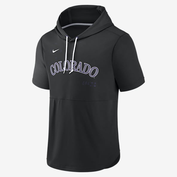 Men's Colorado Rockies Kris Bryant Nike Black Name & Number T-Shirt