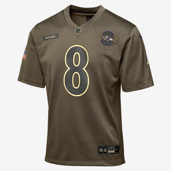 Lamar Jackson Baltimore Ravens Salute to Service Lamar Jackson Baltimore Ravens Salute to Service Big Kids’ Nike NFL Game Jersey