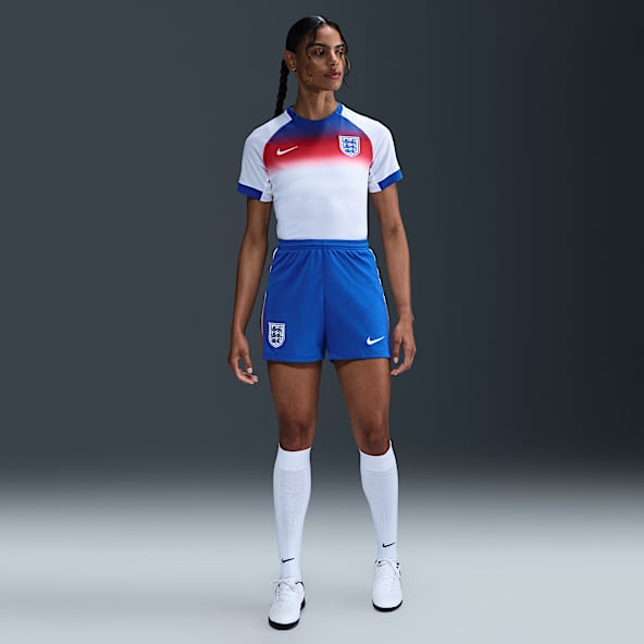 England 2025/26 Stadium Home Nike Replika-Fußballshorts mit Dri-FIT-Technologie (Damen)