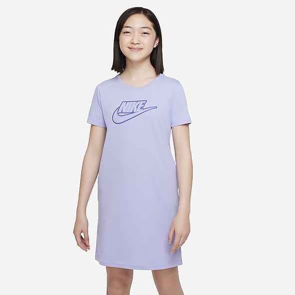 Girls nike t shirt dress clearance