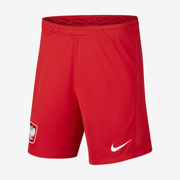 men red nike shorts