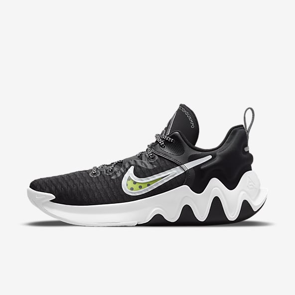 nike shoes black and white basketball