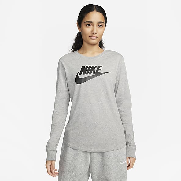 Womens Grey Tops & T-Shirts. Nike.com