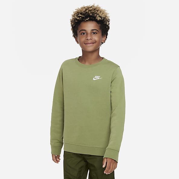 Para niño Nike Black Verde Sudaderas sin Sudaderas. Nike ES
