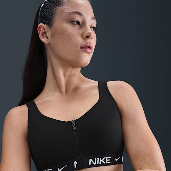 Nike Indy High Support Bra deportivo con almohadillas y cierre frontal para mujer
