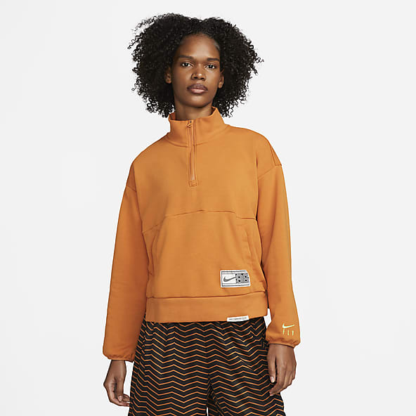 Men's nike on sale orange sweatshirt