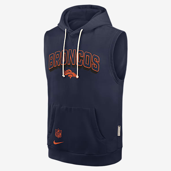 Denver Broncos Sideline Men's Nike Dri-FIT NFL Sleeveless Pullover Hoodie