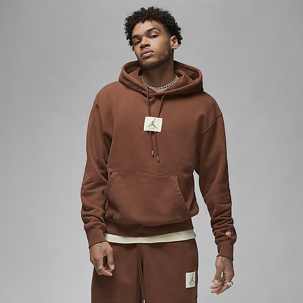 Nike pullover hoodie brown Clearance