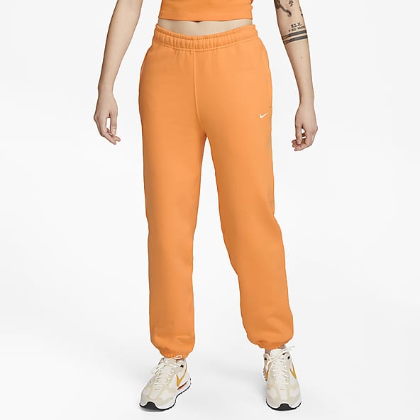 Womens Orange Lifestyle Joggers & Sweatpants.