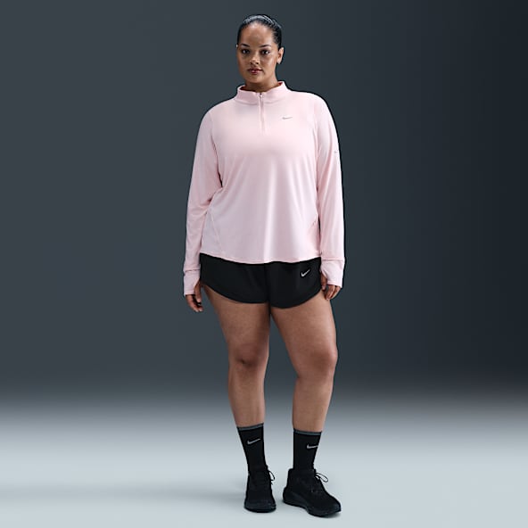 Nike Tempo Pantalón corto de running de talle medio con malla interior Dri-FIT de 8 cm (Talla grande) - Mujer