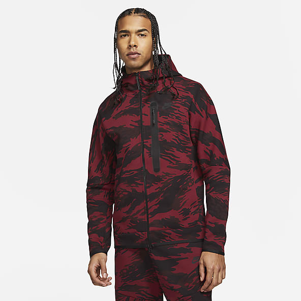 nike red camo tracksuit