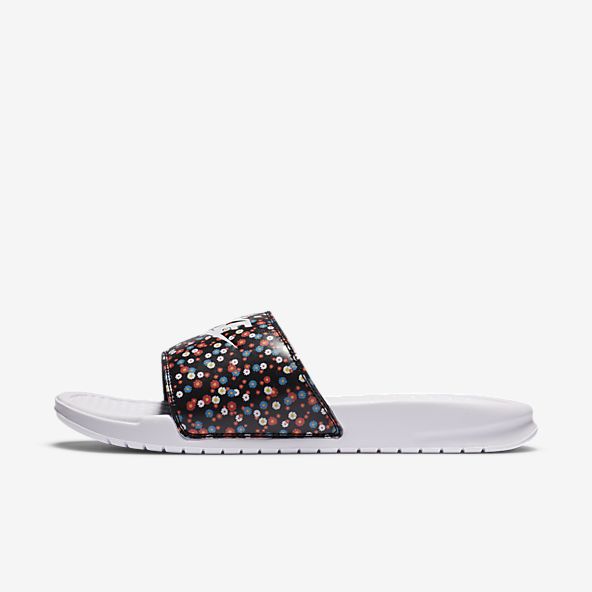 chanclas nike mujer puestas