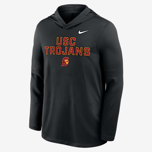 USC Sideline Men's Nike Dri-FIT College Long-Sleeve Hooded Top