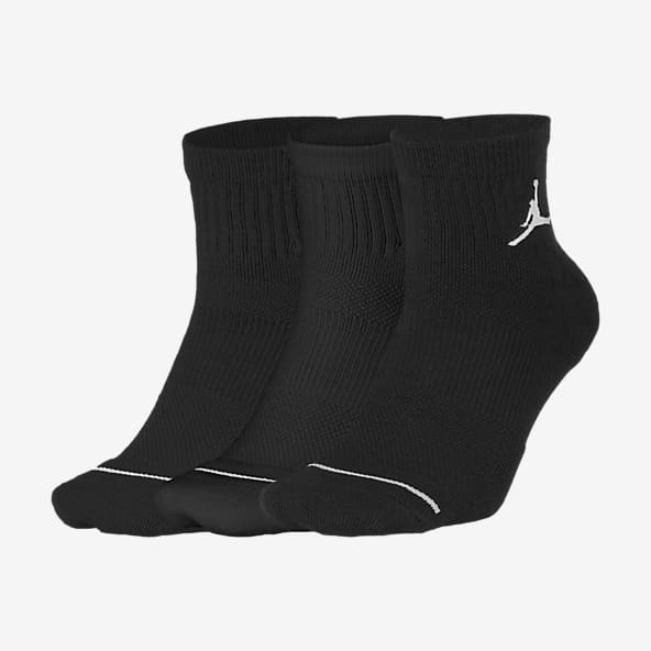 grey jordan socks