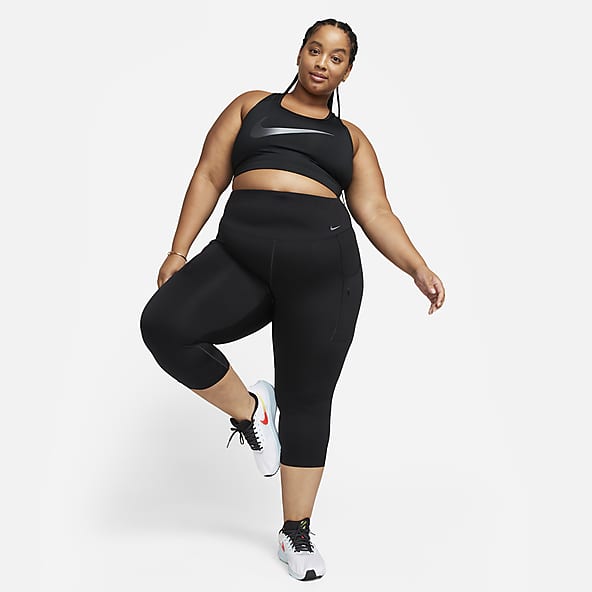 Plus Size Crop Length High-Intensity Interval Training Tights & Leggings.