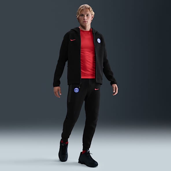 Tech Paris Saint-Germain Calças desportivas de futebol de lã cardada Nike Total 90 para homem