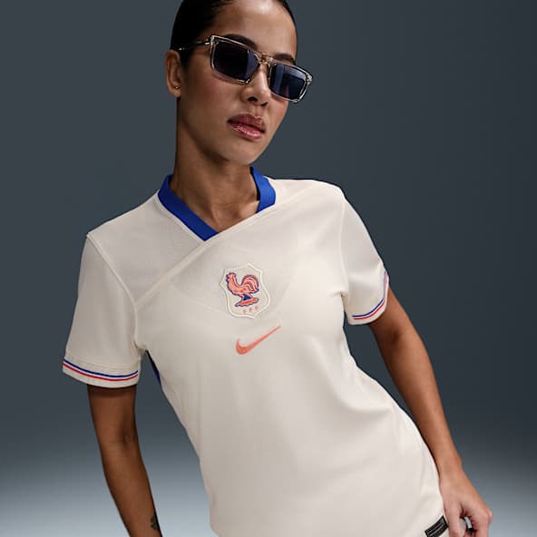 Segunda equipación Stadium FFF 2025 (selección femenina) Camiseta de fútbol tipo Replica Nike Dri-FIT - Mujer