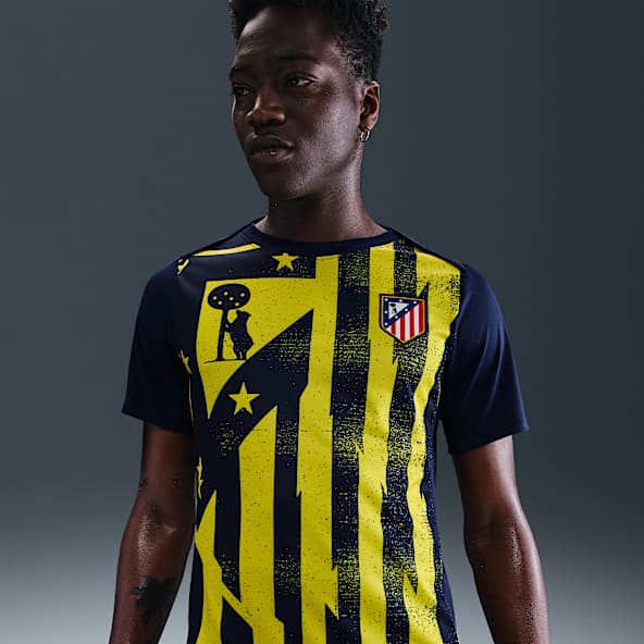 Atlético Madrid Academy Pro Away Men's Nike Dri-FIT Football Pre-Match Short-Sleeve Top