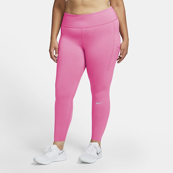 Women's Pink Pockets Leggings. Nike GB
