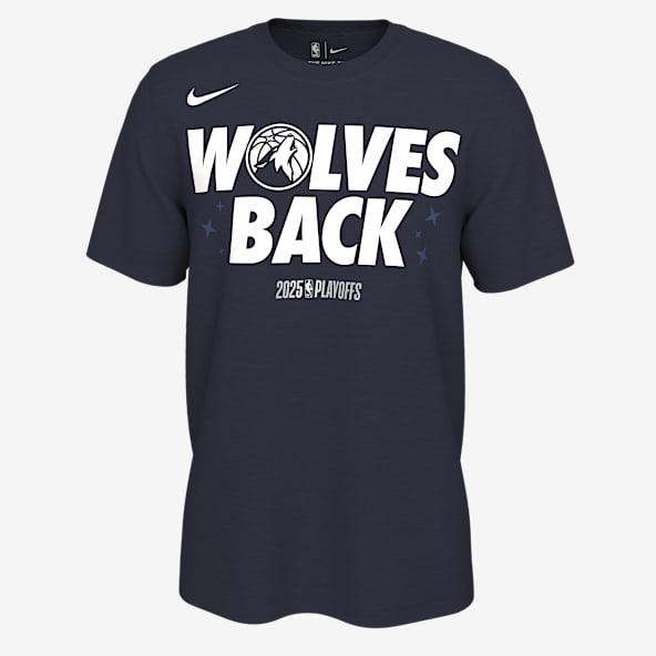 Minnesota Timberwolves Playoff Mantra 2025 Playera Nike de la NBA para hombre