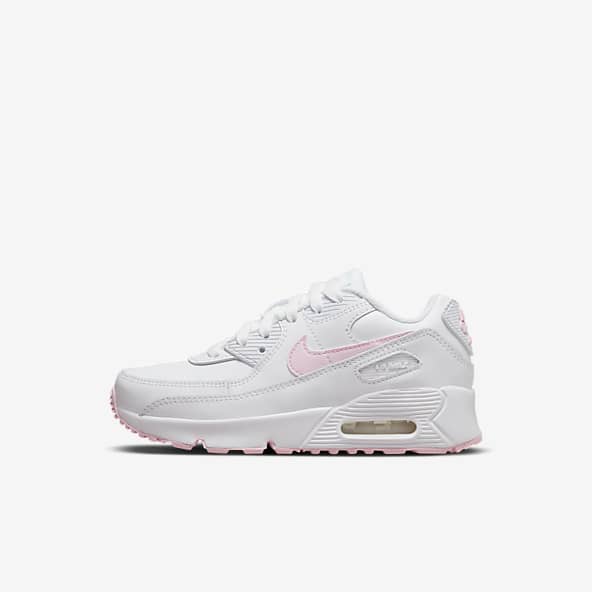 pink and white nike air max | White Air Max 90 Shoes. Nike.com