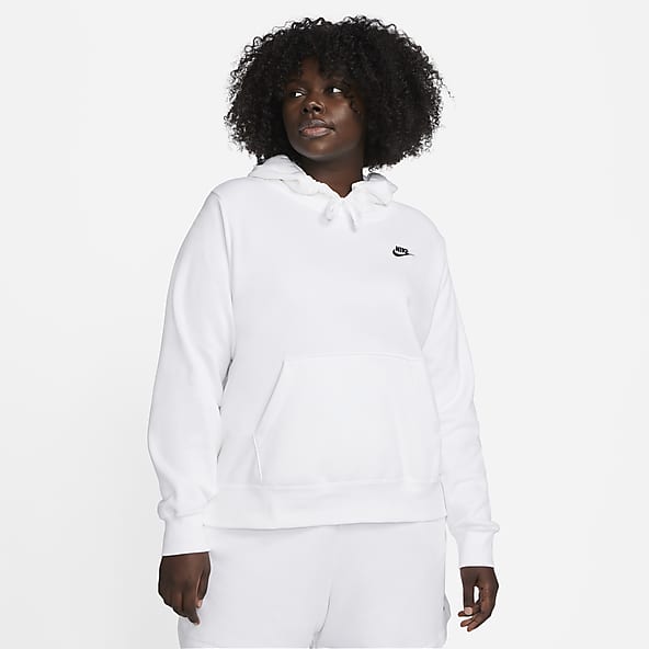 Blanc Sweats à capuche sweat-shirts. Nike BE