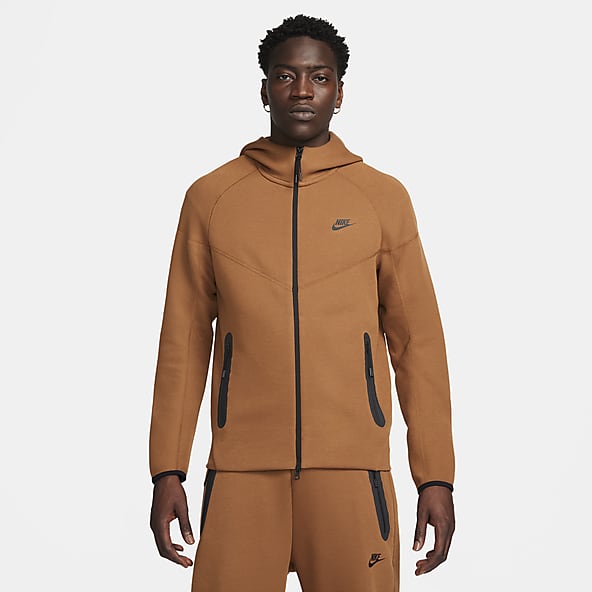 Nike Sportswear Tech Men's Full Zip Hoodie - Newsprint/Black
