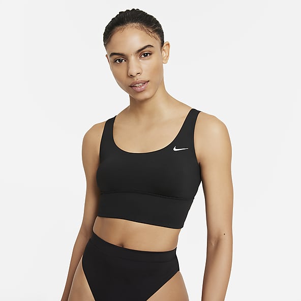 Nike Women's Essential Bandeau Midkini Top at