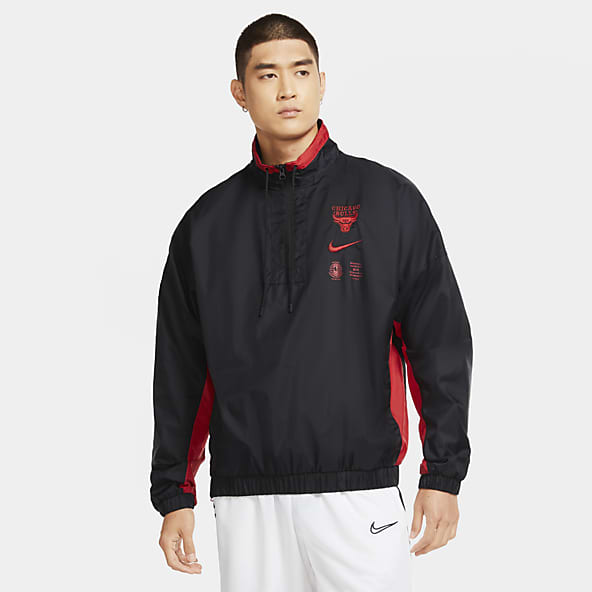 black and red tracksuit nike
