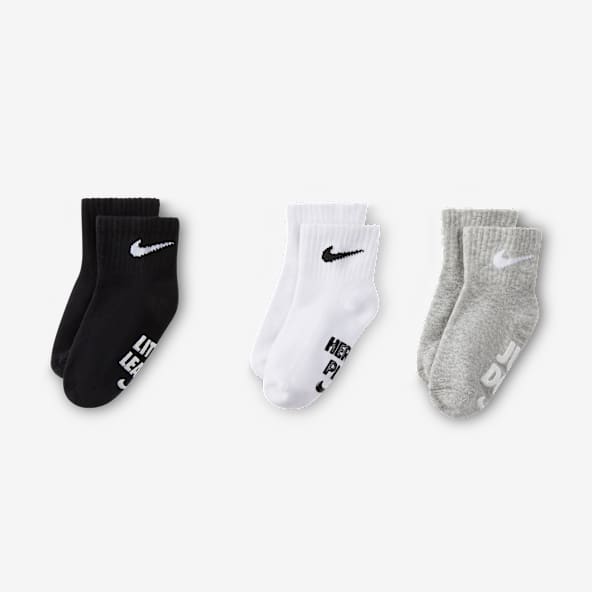 Calcetines Nike Verbiage Gripper Socks (3 pares) Calcetines para bebé