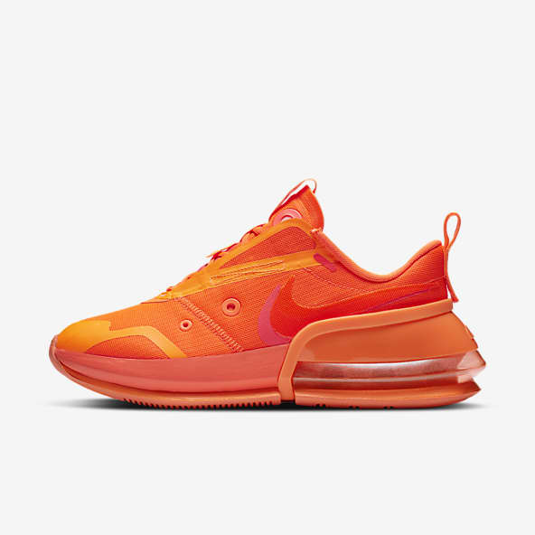 orange nike air shoes
