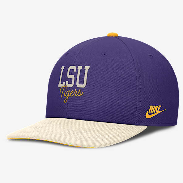 LSU Legacy Script Men's Nike Dri-FIT College Adjustable Hat