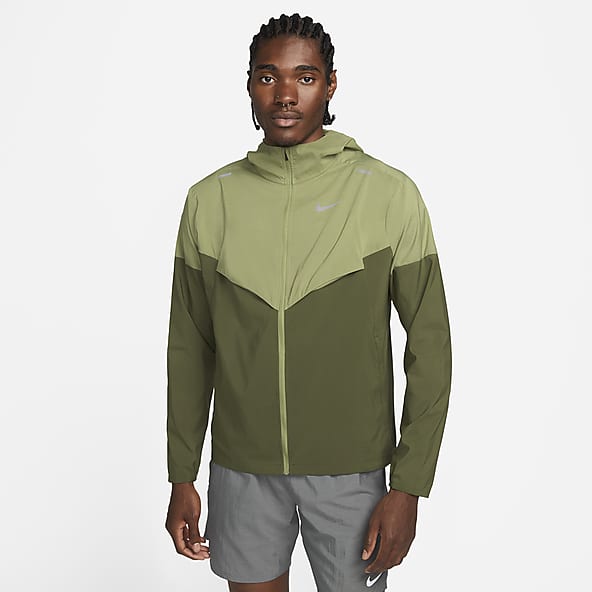 green nike windrunner jacket