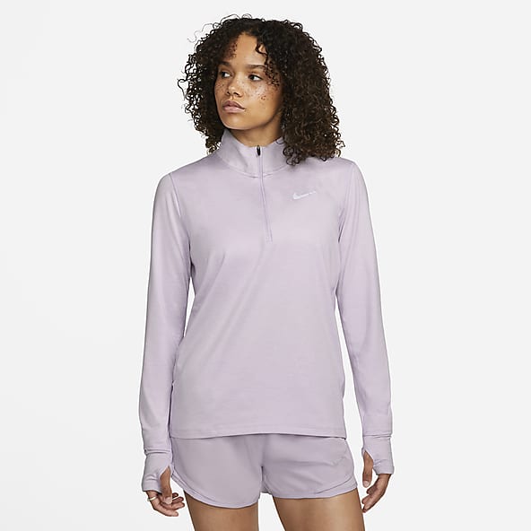 Nike lilac running top clearance