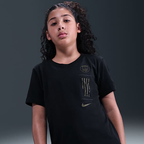 Paris Saint-Germain Playera de fútbol Nike para niños talla grande